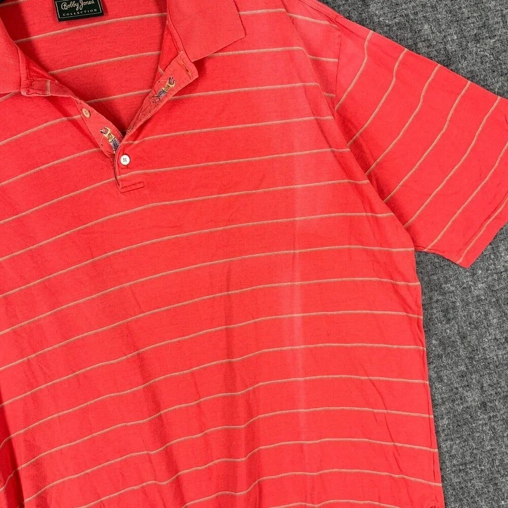 Bobby Jones Collection Mens‎ XL Polo Shirt Made Italy Classic Luxury Casualwear